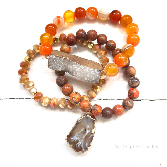 Butternut Set of 3 Bracelets