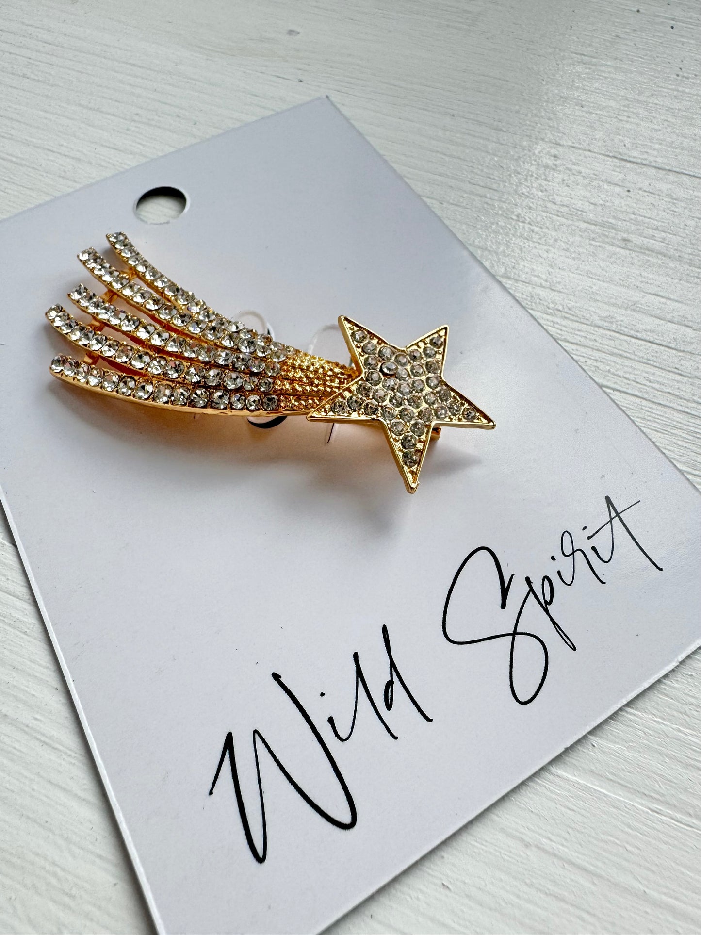 Shooting Star Brooch