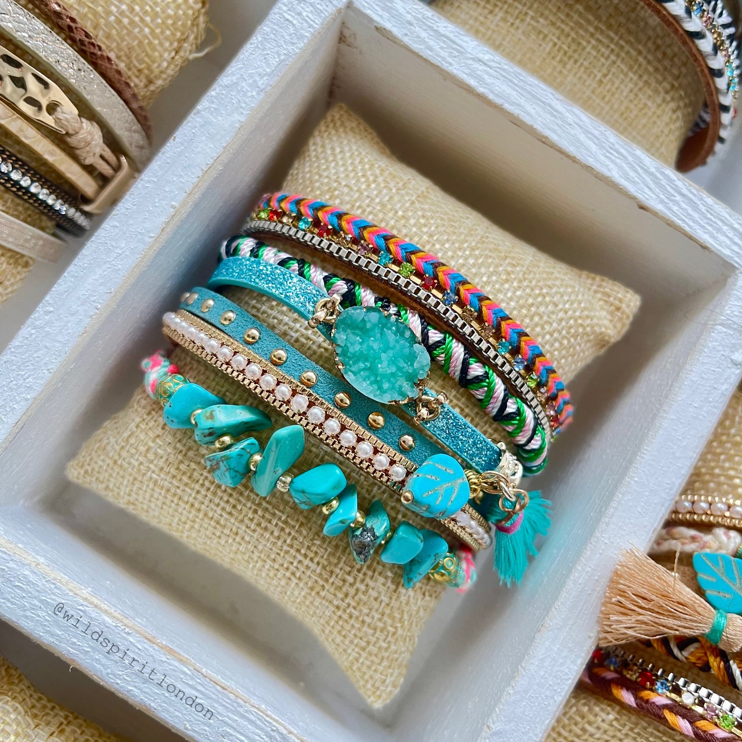 Blue Skye Boho Cuff Bracelet