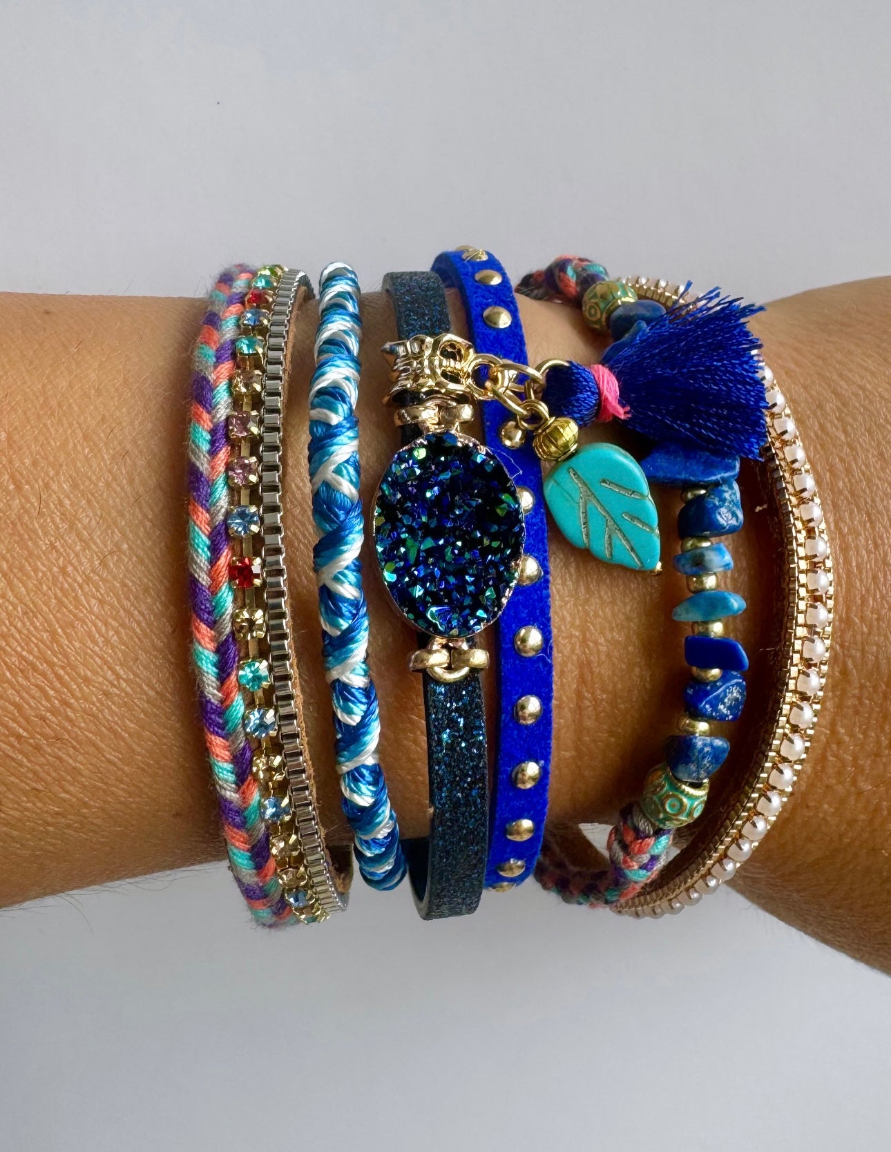 Blue Skye Boho Cuff Bracelet