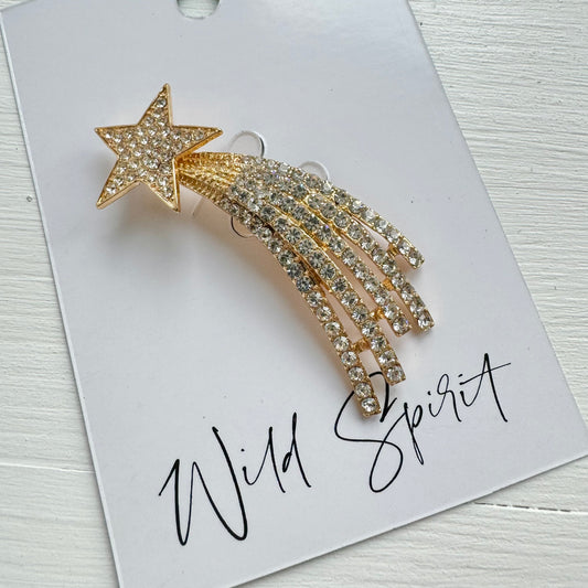 Shooting Star Brooch