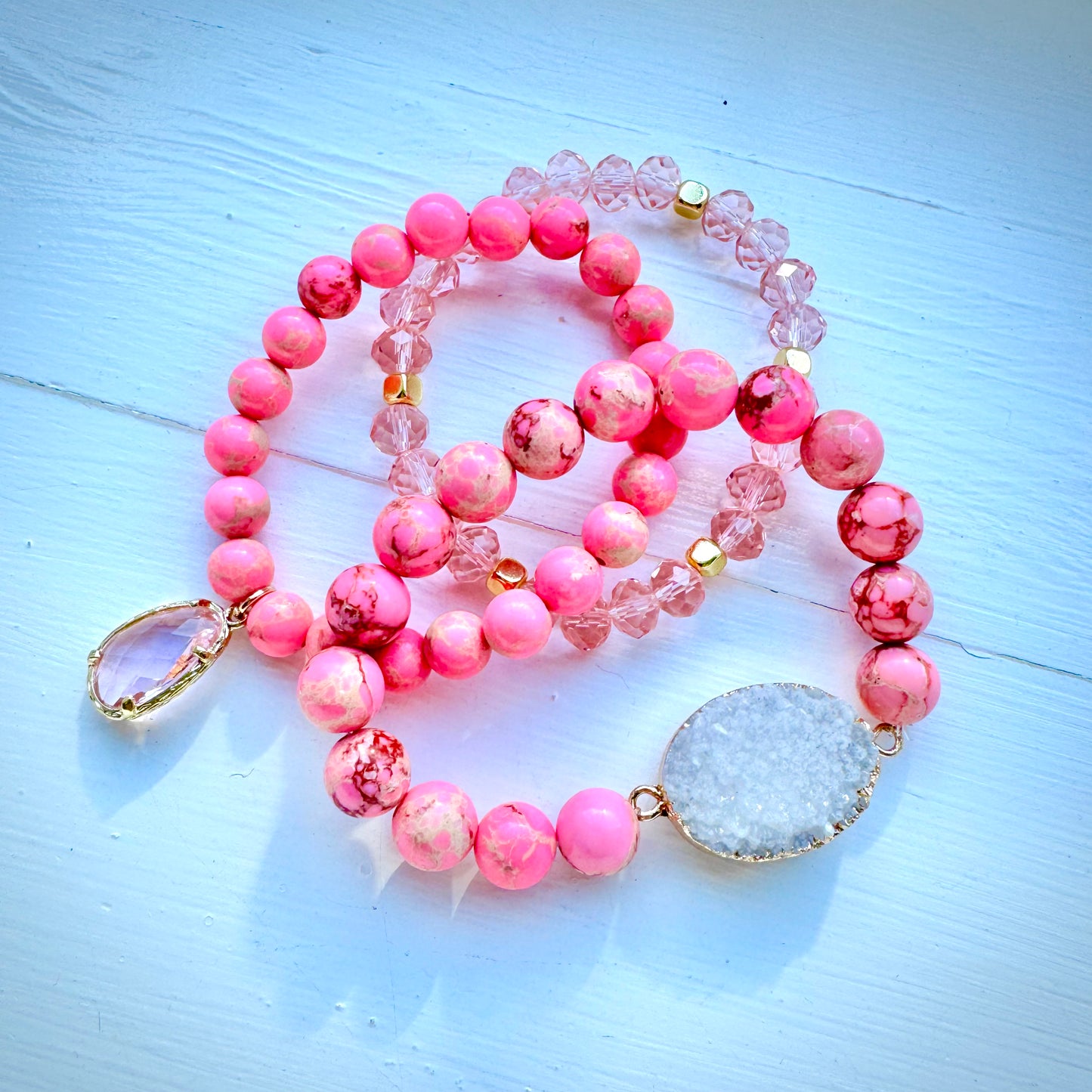 Flamingo Set of 3 Bracelets