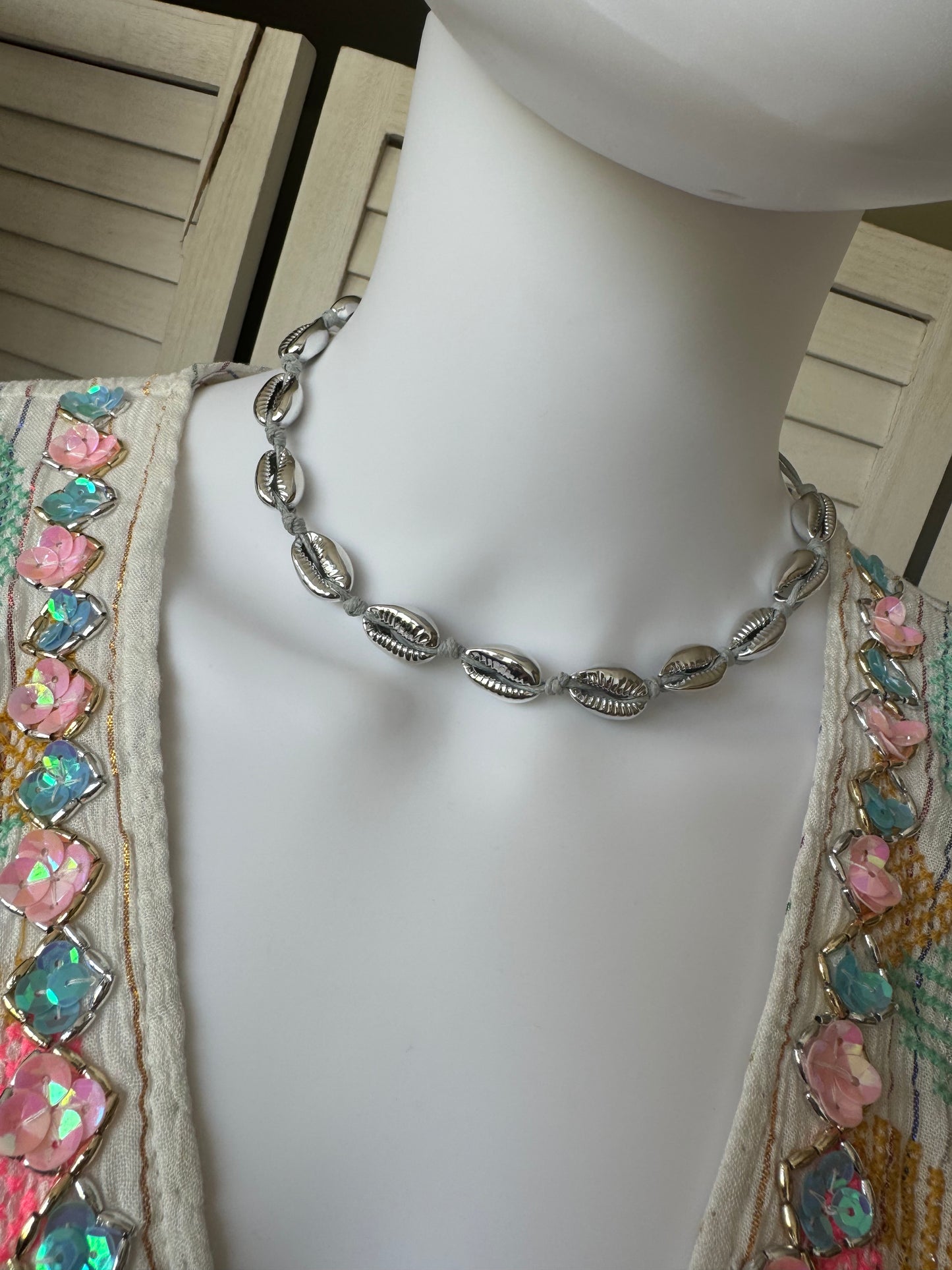 Silver Shell Necklace