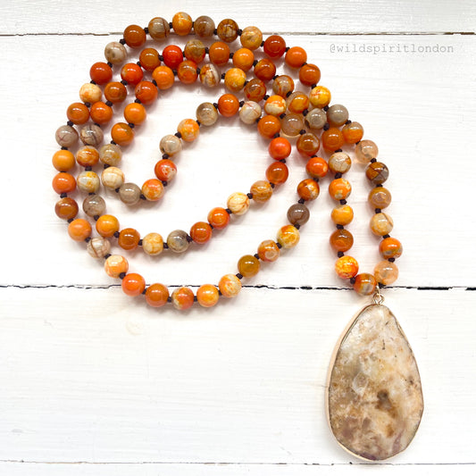 Butternut Natural Stone Necklace